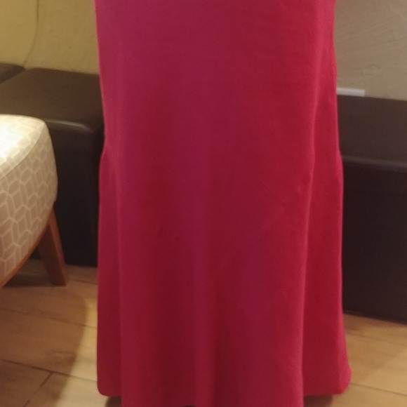 Classy Hot Pink Maxi Skirt - Picture 4 of 8